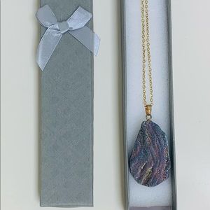 Natural stone necklace